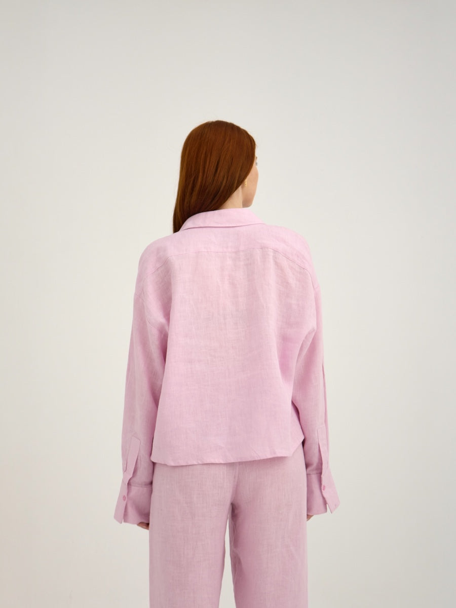 LUCY Gömlek Pembe