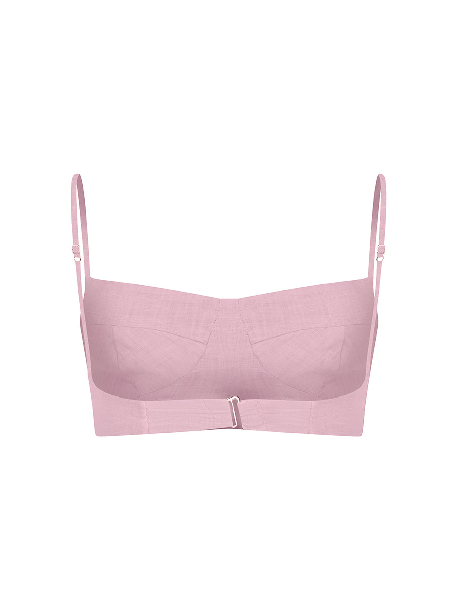 LUCY Askılı Üst Pembe