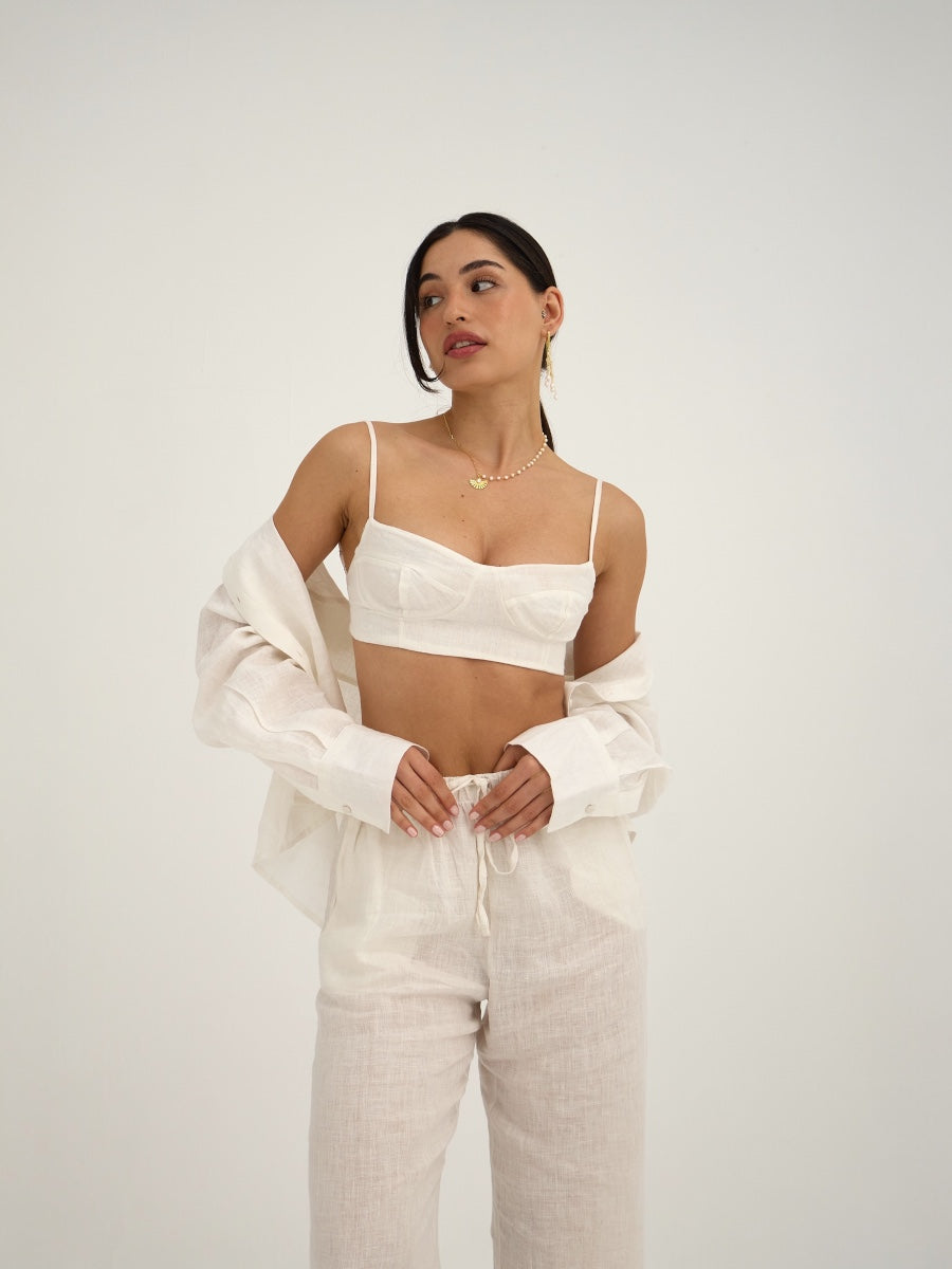 LUCY Gömlek Beyaz